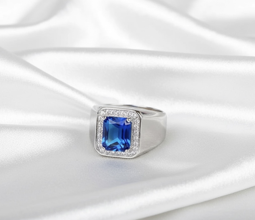 💎 Royal Blue Sapphire Ring – The Essence of Power and Elegance 💎